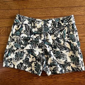 Ann Taylor Loft paisley print shorts, size 0